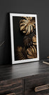 Golden Monstera & Palm Leaf II Poster - Posterbox.dk