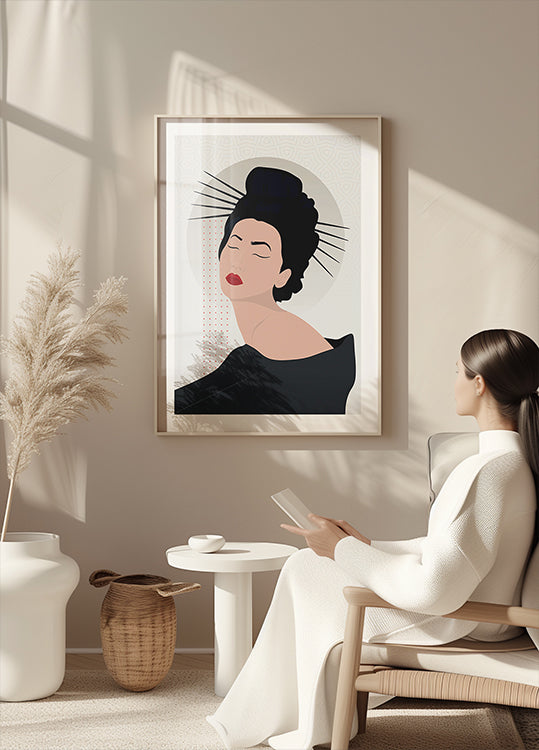 Graceful Geisha Plakat - Posterbox
