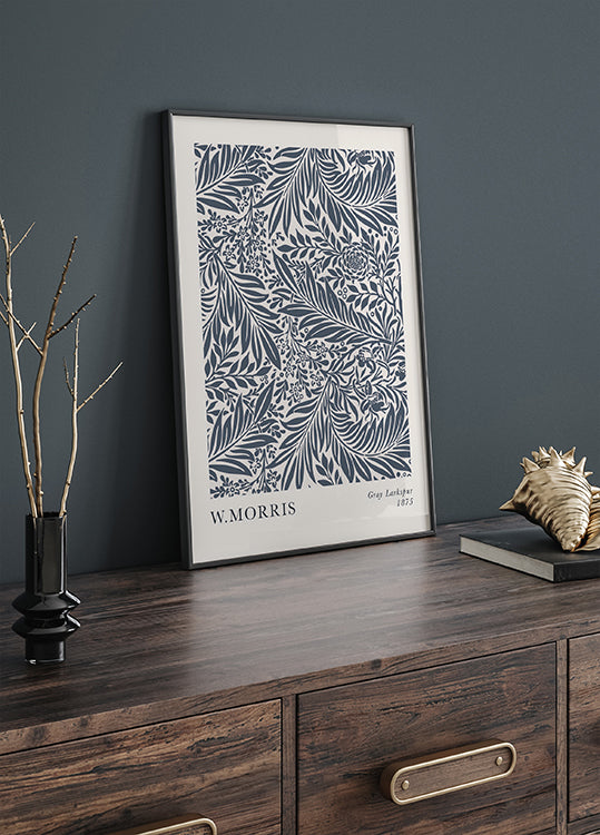 Grauer Rittersporn Poster - Posterbox.dk