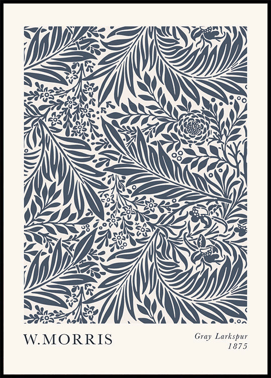 Grauer Rittersporn Poster - Posterbox.dk