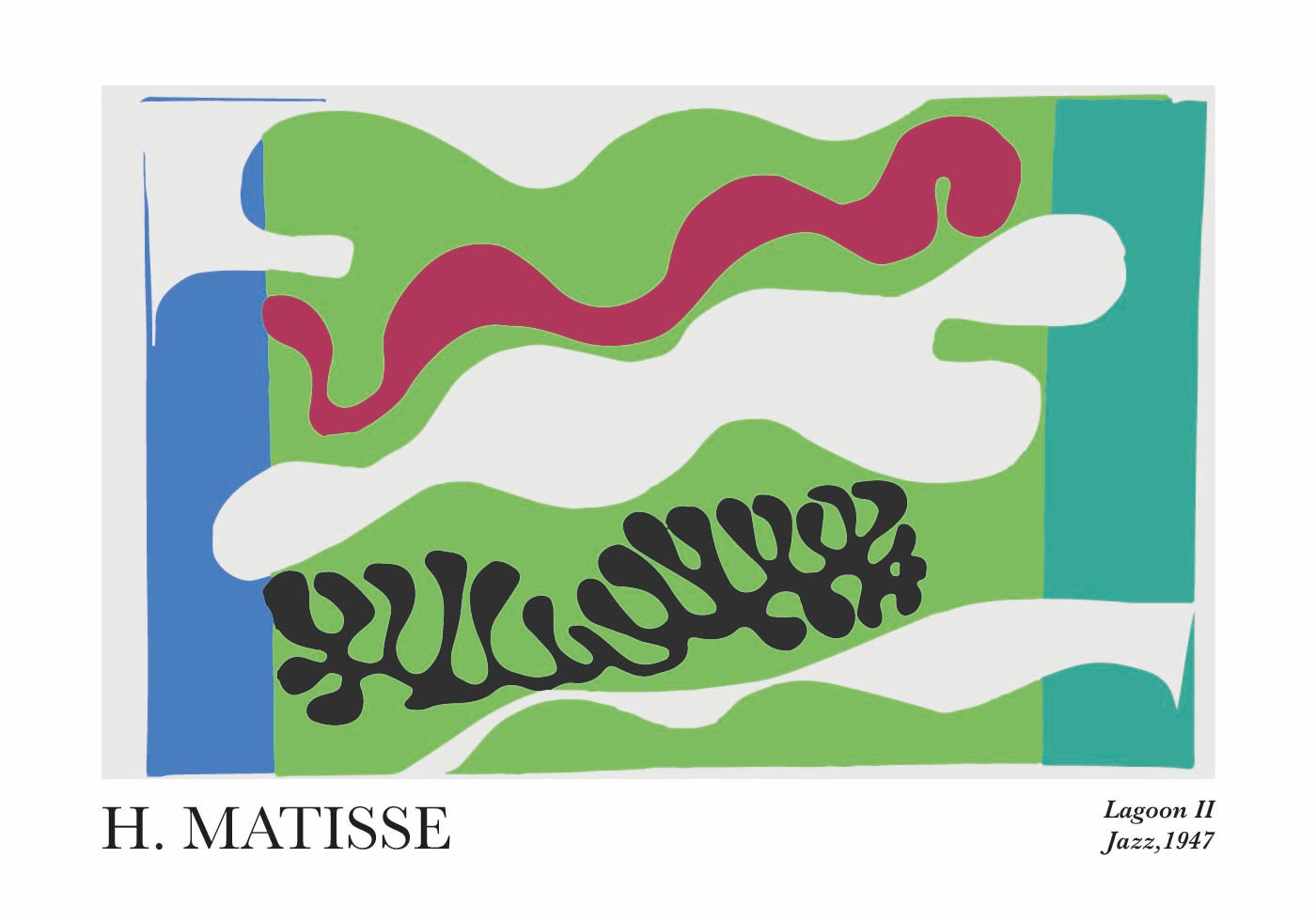 H.Matisse Lagoon II Poster - Posterbox.dk