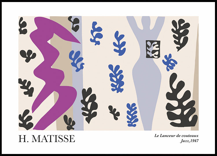 H. Matisse Der Messerwerfer Poster - Posterbox.dk