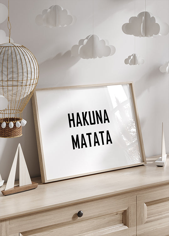 Hakuna Matata Poster - Posterbox.dk