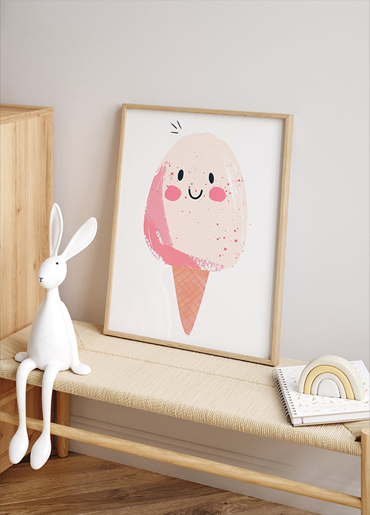 Happy Ice Cream Poster - Posterbox.dk