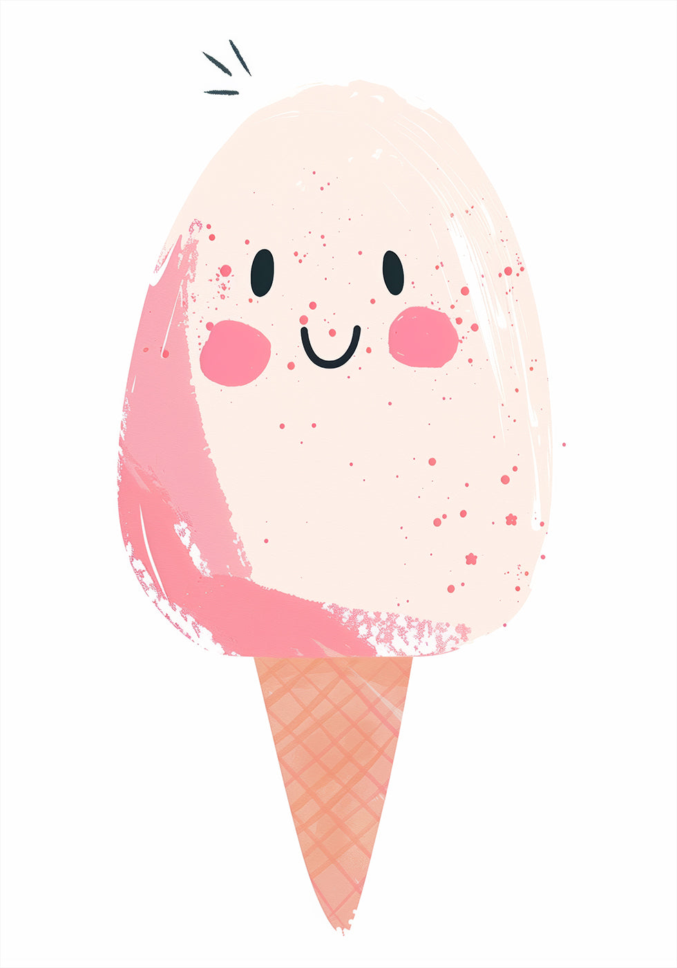 Happy Ice Cream Poster - Posterbox.dk