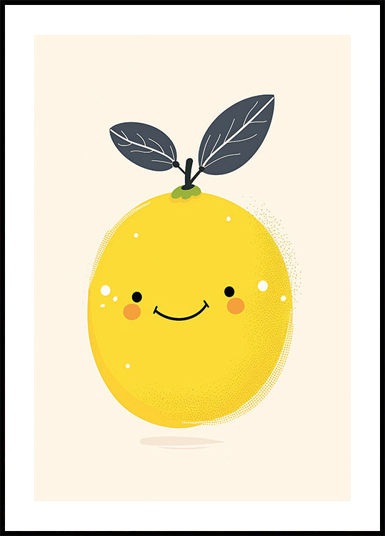 Happy Lemon Poster - Posterbox.dk