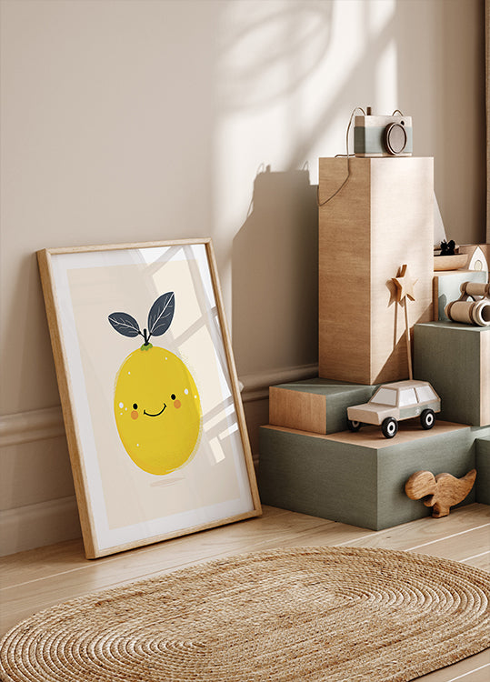 Happy Lemon Poster - Posterbox.dk