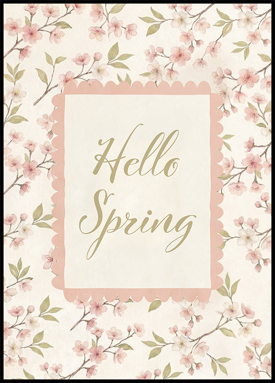 Hello Spring - Posterbox