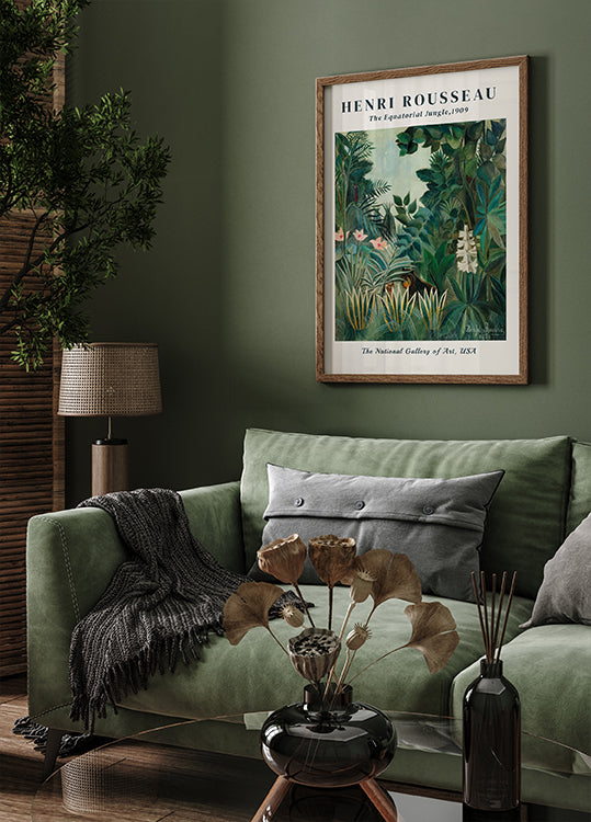 Henri Rousseau – Der äquatoriale Dschungel Poster – Posterbox.dk