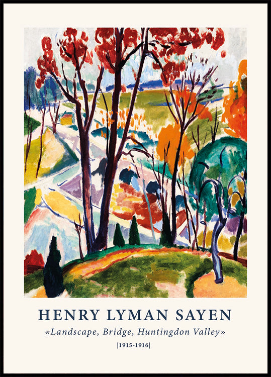 Henry Lyman Sayen, Huntingdon Valley Poster - Posterbox.dk