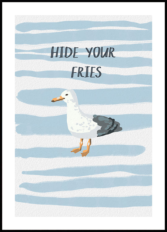 Hide Your Fries Poster - Posterbox.dk