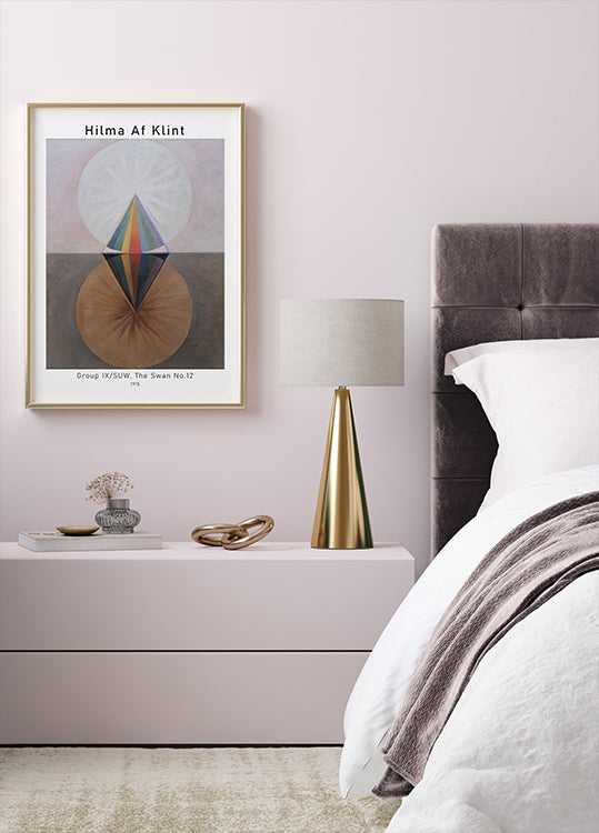Hilma af Klint – Gruppe IX/SUW, Der Schwan Nr. 12 Poster – Posterbox.dk