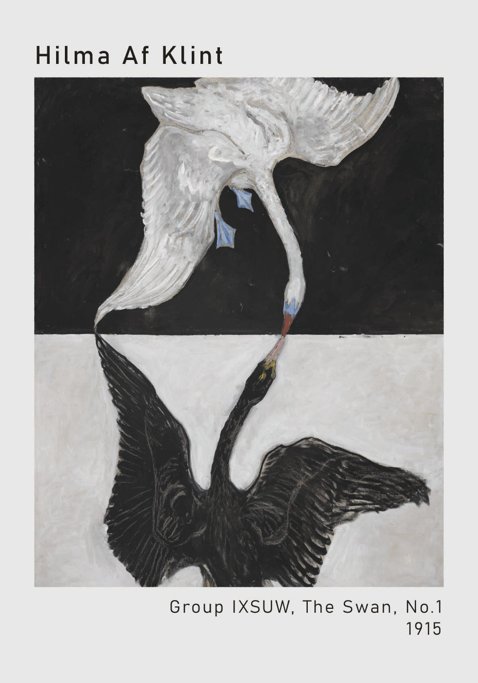 Hilma Af Klint – Gruppe IXSUW, The Swan, Nr. 1 Poster – Posterbox.dk