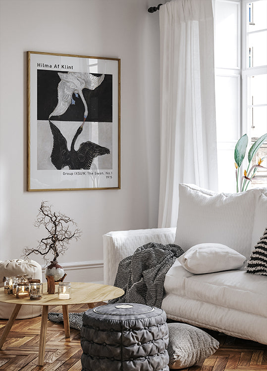 Hilma Af Klint – Gruppe IXSUW, The Swan, Nr. 1 Poster – Posterbox.dk