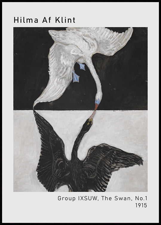 Hilma Af Klint – Gruppe IXSUW, The Swan, Nr. 1 Poster – Posterbox.dk