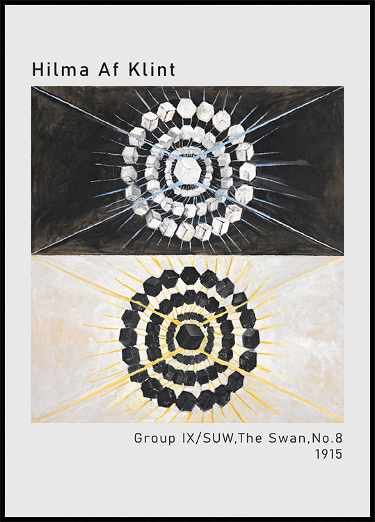 Hilma Af Klint – Gruppe IXSUW, The Swan, Nr. 8 Poster – Posterbox.dk