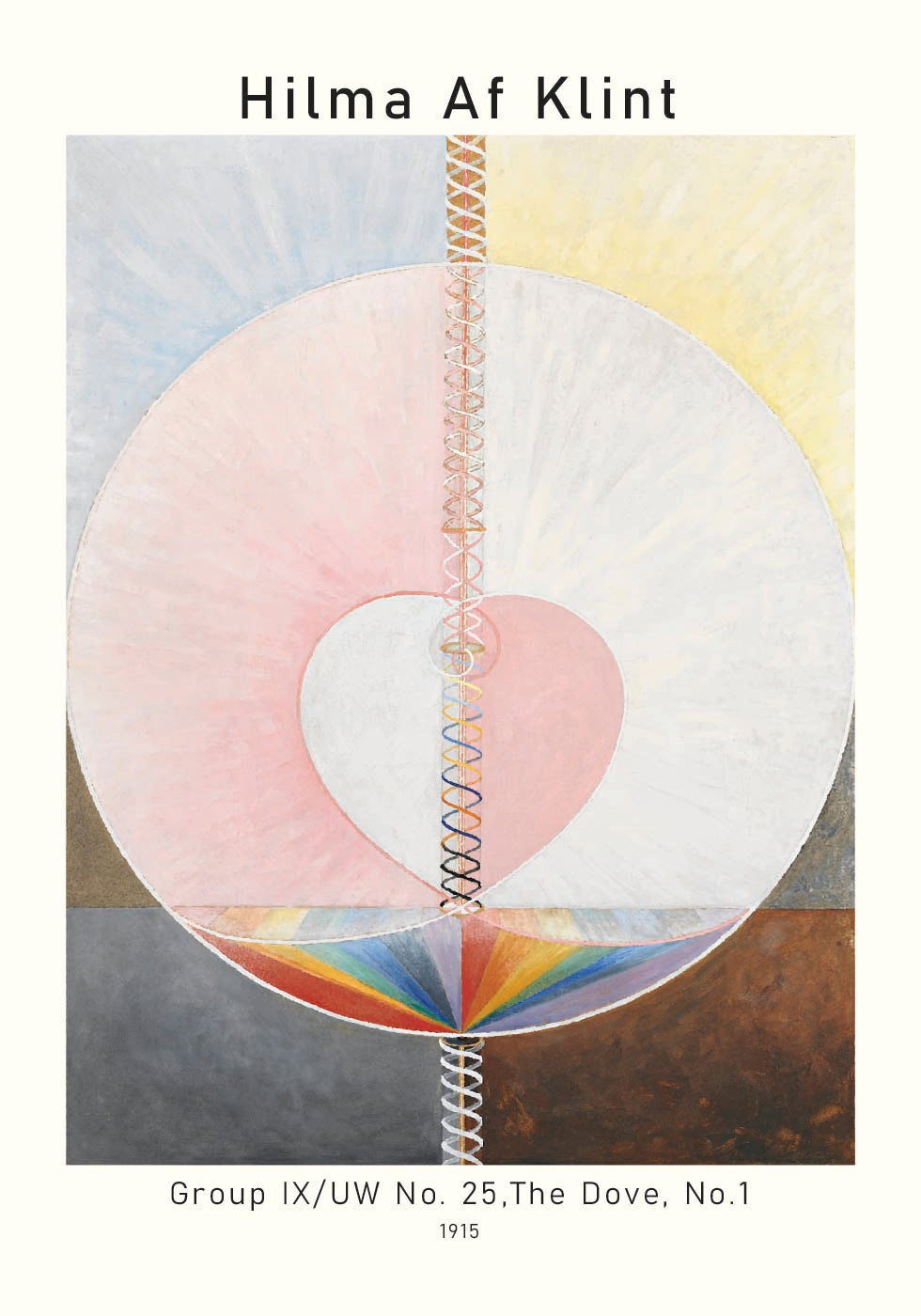 Hilma Af Klint – Die Taube Nr. 1 Poster – Posterbox.dk