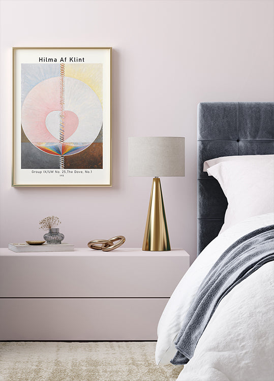 Hilma Af Klint – Die Taube Nr. 1 Poster – Posterbox.dk