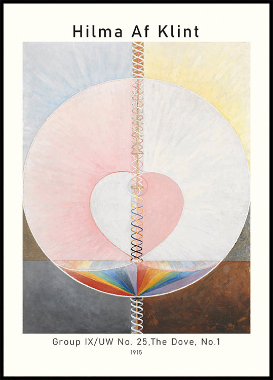 Hilma Af Klint – Die Taube Nr. 1 Poster – Posterbox.dk