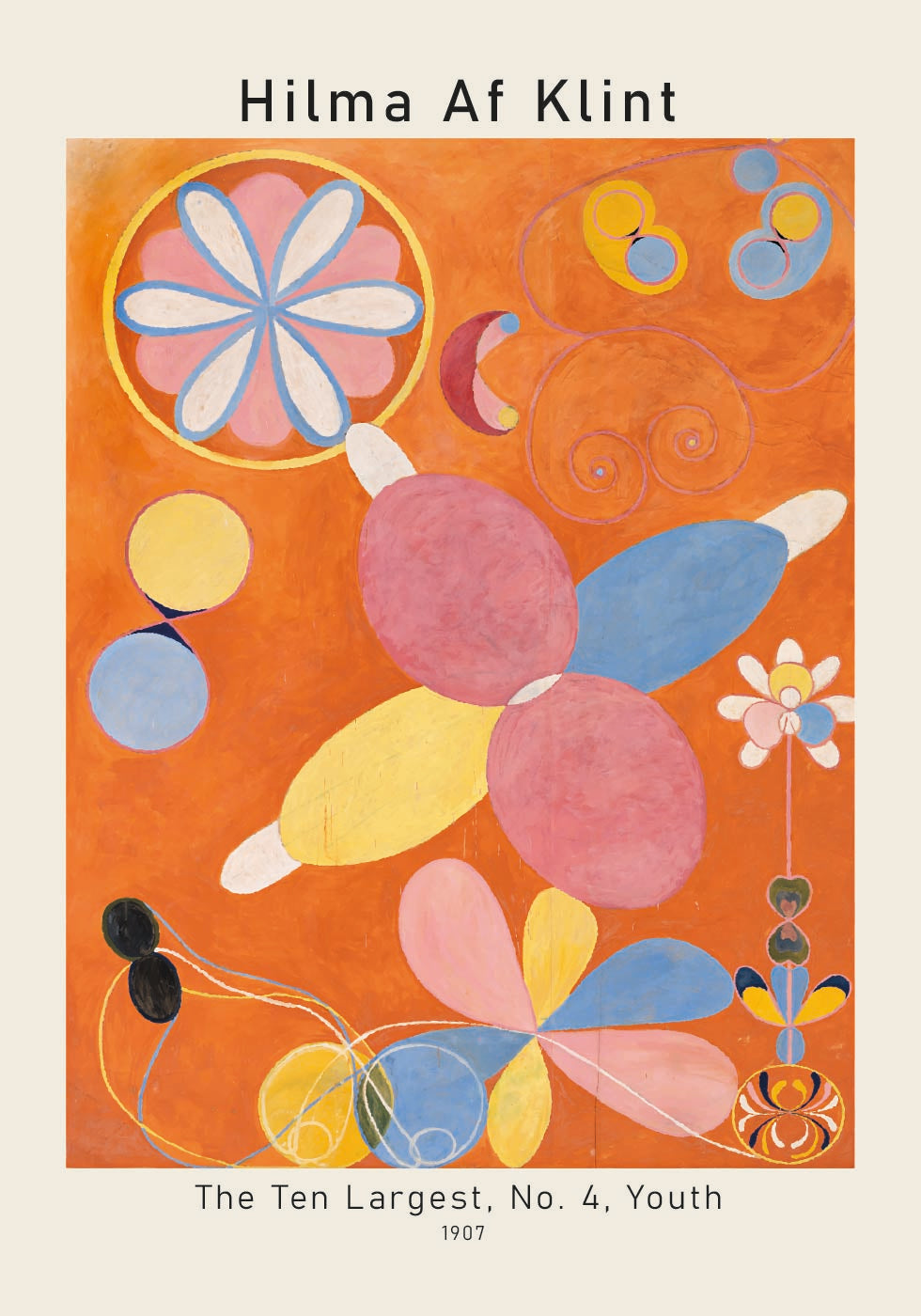Hilma Af Klint – The Ten Largest, Nr. 4, Jugendposter – Posterbox.dk