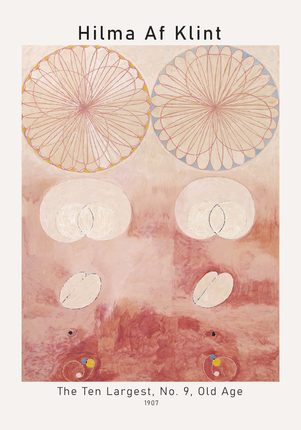 Hilma Af Klint – The Ten Largest, Nr. 9, Altersplakat – Posterbox.dk