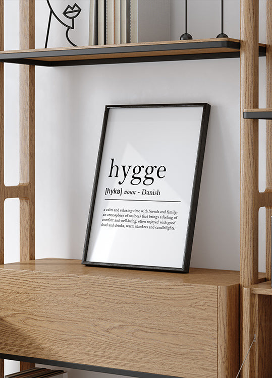 Hygge – Ein dänisches Komfortkonzept Poster – Posterbox.dk