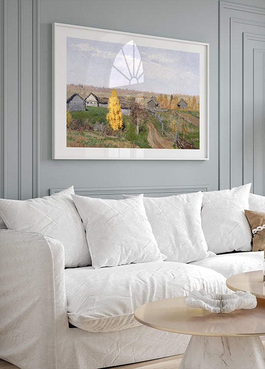 Isaac Levitan – Golden Autumn Poster – Posterbox.dk