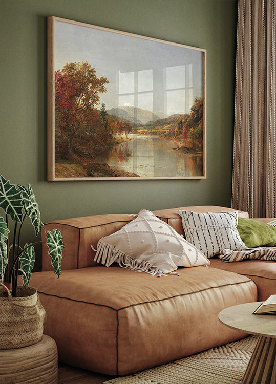 Jasper F. Cropsey – Mount Washington, New Hampshire Poster – Posterbox.dk