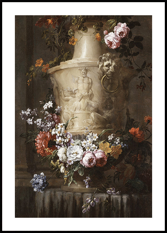 Jean-Baptiste Monnoyer – Eine Girlande aus Blumen Poster – Posterbox.dk