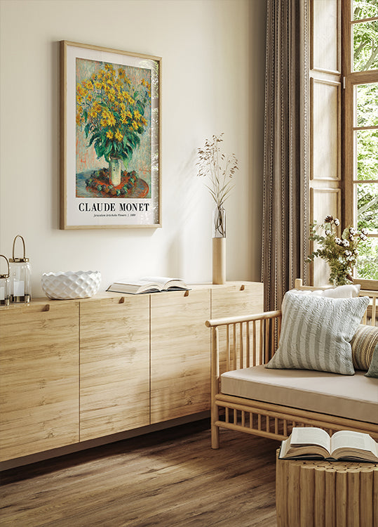 Topinamburblüten, Claude Monet Poster - Posterbox.dk