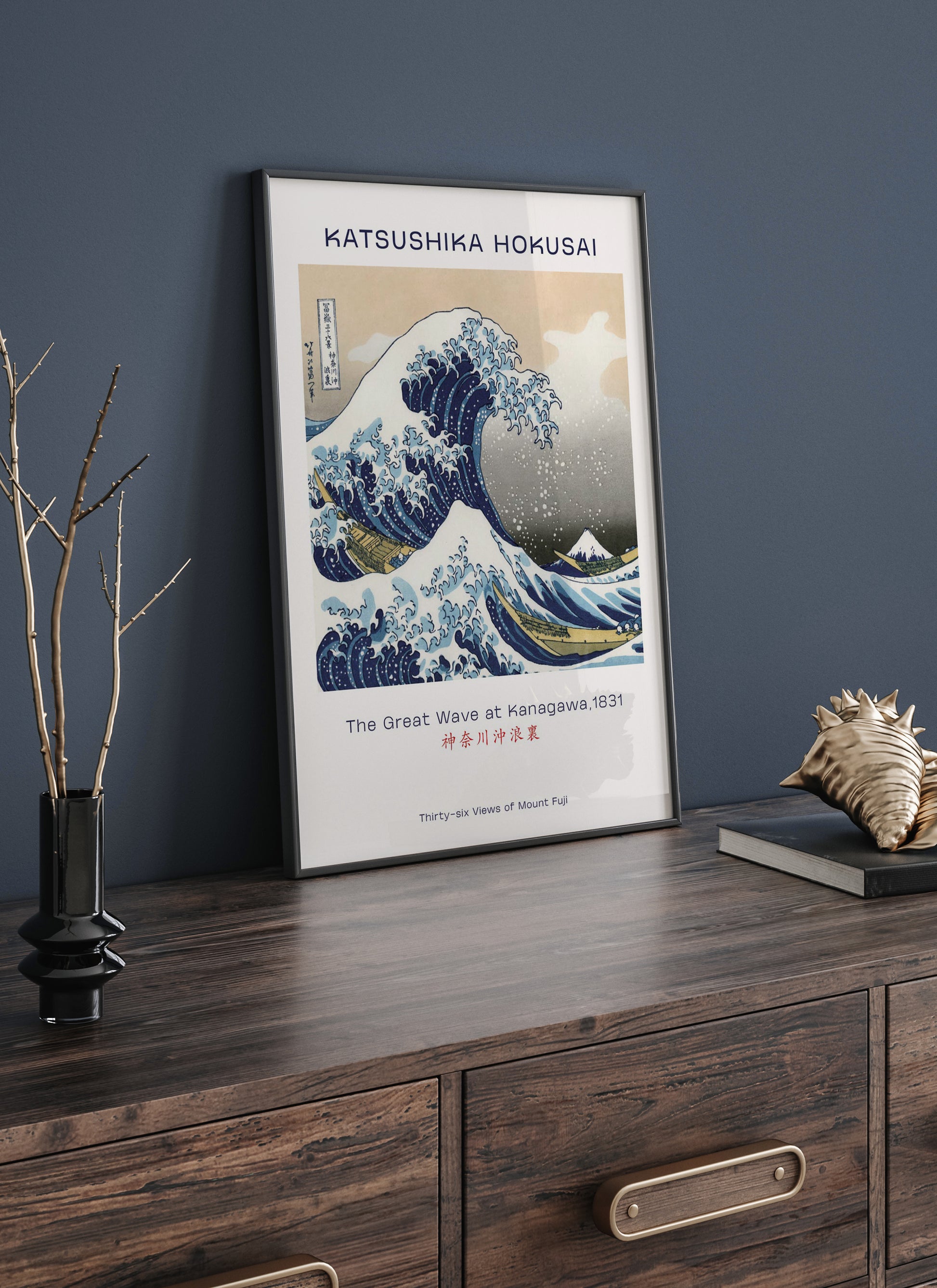 Katsushika Hokusai – Die große Welle bei Kanagawa Poster – Posterbox.dk