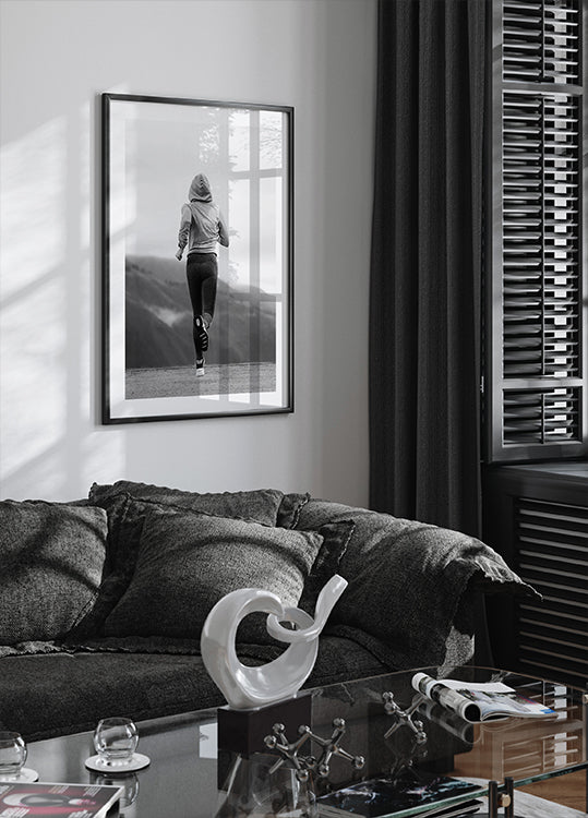 Poster „Keep Running“ - Posterbox.dk