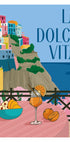 La Dolce Vita, italienische Küste und Aperitivo Poster - Posterbox.dk