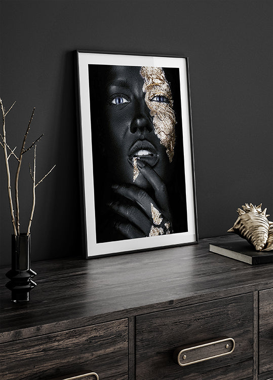 Poster „Dame in Gold“ Nr. 2 - Posterbox.dk