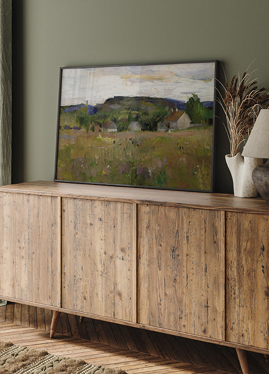 Landschaft aus Bærum Poster - Posterbox.dk