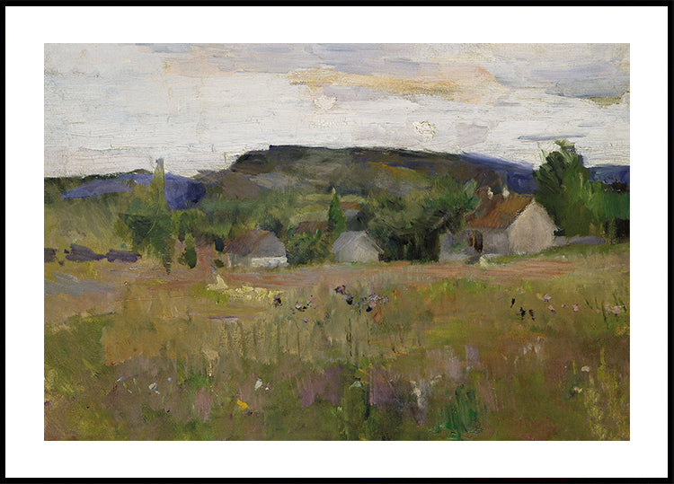 Landschaft aus Bærum Poster - Posterbox.dk