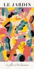 Le Jardin, leuchtender Sommergarten Poster - Posterbox.dk