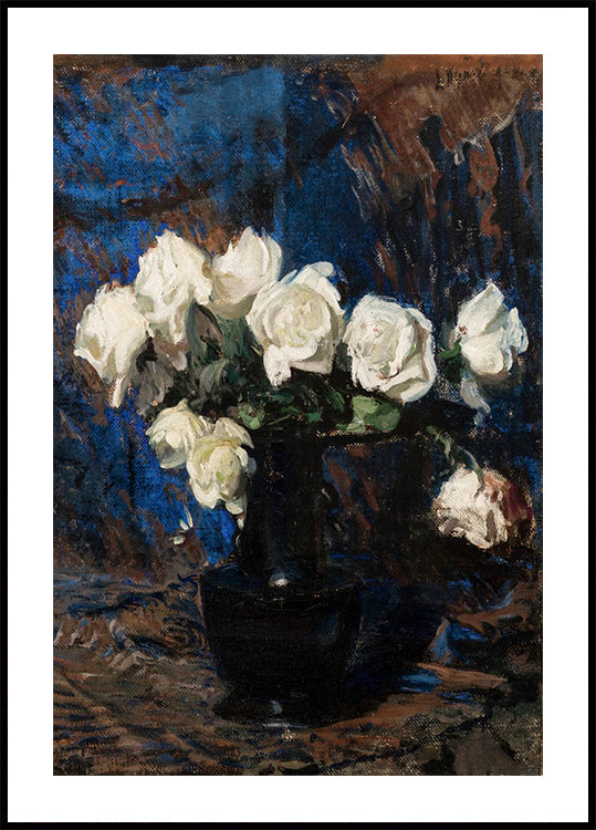 Leon Wyczółkowski – Weiße Rosen Poster – Posterbox.dk