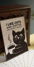 Poster „Like Cats and Coffee“ – Posterbox.dk