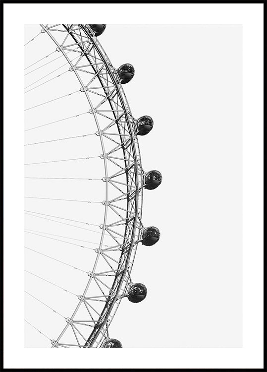 London Eye Minimalistisches Poster - Posterbox.dk