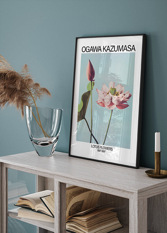 Lotusblumen-Druck, Ogawa Kazumasa Poster - Posterbox.dk
