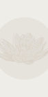 Lotus Serenity, Botanical Line Art Plakat - Posterbox