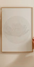Lotus Serenity, Botanical Line Art Plakat - Posterbox