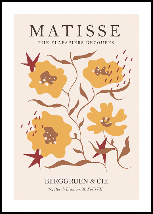 Matisse The Flag Papiers Decoupés Poster - Posterbox.dk