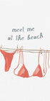Poster „Treffen Sie mich am Strand“ - Posterbox.dk