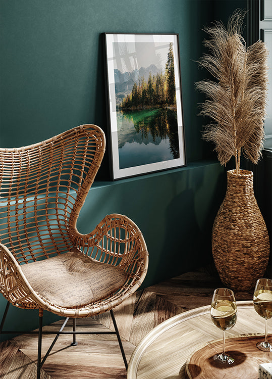 Poster „Morgenreflexion am See“ – Posterbox.dk