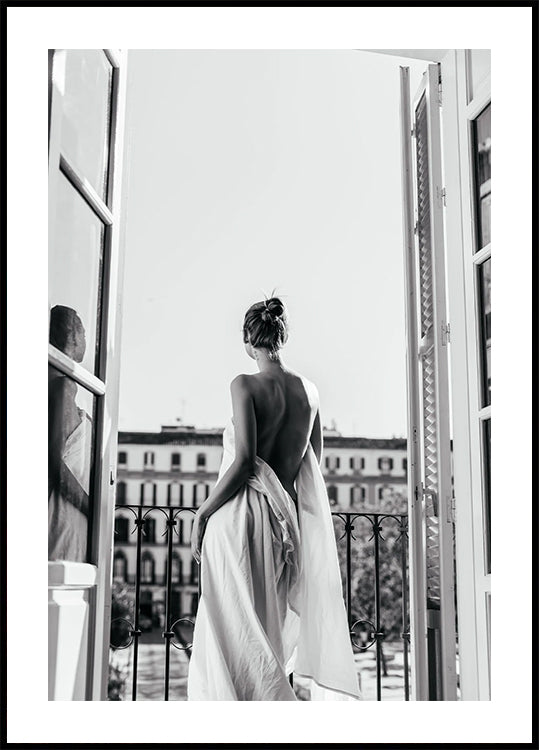 Poster „Morning Serenity Balcony“ - Posterbox.dk