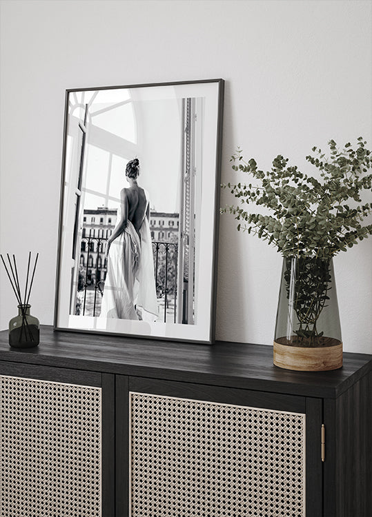 Poster „Morning Serenity Balcony“ - Posterbox.dk