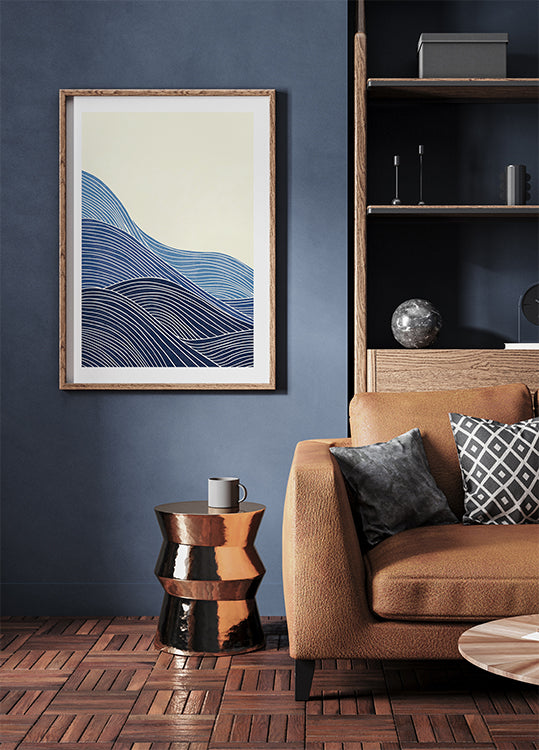 Poster „Bewegung der Wellen“ - Posterbox.dk