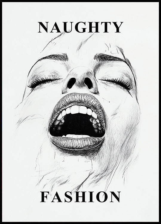 Naughty Pleasure Fashion Poster - Posterbox.dk